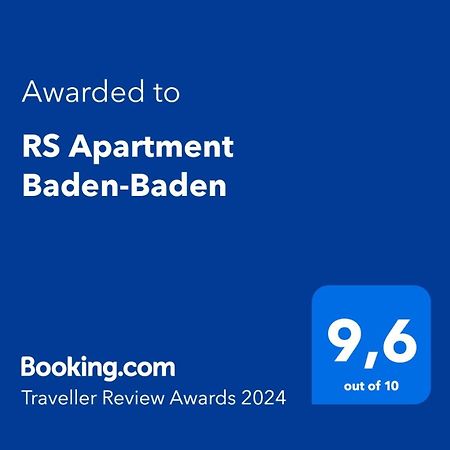Rs Apartment Baden-Baden Exterior foto